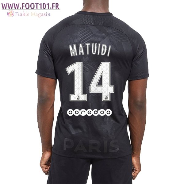 Maillot Foot Paris PSG (MATUIDI 14) Third 2017/2018