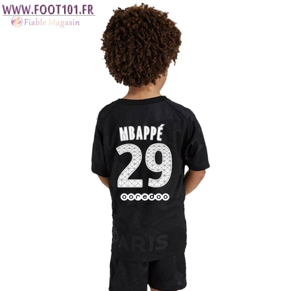 Maillot Foot PSG (MBAPPÉ 29) Enfant Third 2017/2018
