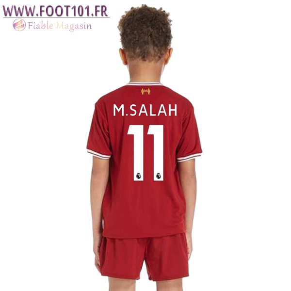 Maillot Foot FC Liverpool (M.SALAH 11) Enfant Domicile 2017/2018