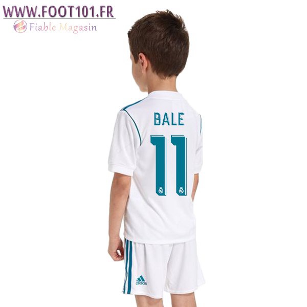 Maillot Foot Real Madrid (BALE 11) Enfant Domicile 2017/2018