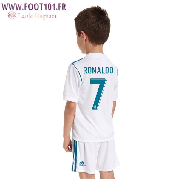 Maillot Foot Real Madrid (RONALDO 7) Enfant Domicile 2017/2018