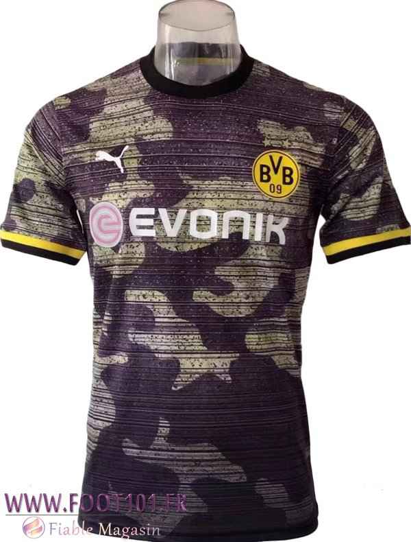 PRÉ MATCH Training Dortmund BVB Gris/Noir Camouflage 2017-2018