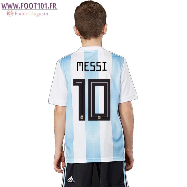 Maillot Equipe de Argentine Enfant (Messi 10) Domicile 2018/2019