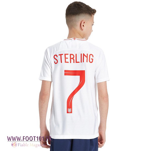 Maillot Equipe de Angleterre Enfant (Sterling 7) Domicile 2018 2019