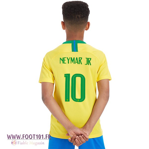 Maillot Equipe de Brésil Enfant (Neymar Jr 10) Domicile 2018 2019