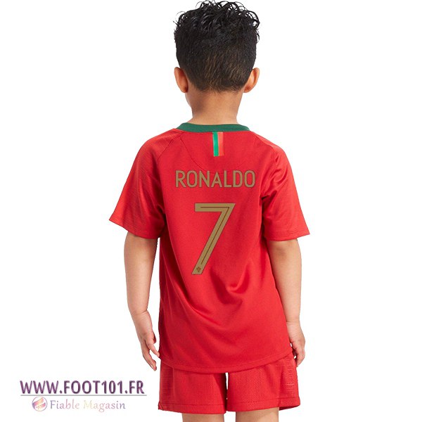 Maillot Equipe de Portugal Enfant (Ronaldo 7) Domicile 2018 2019