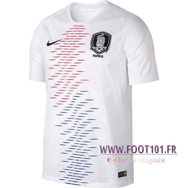 Maillot Foot Equipe Coree 2018 2019 Exterieur