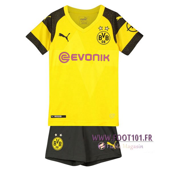 Maillot Foot Dortmund BVB Enfants Domicile 2018/2019