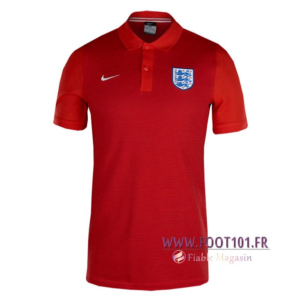 Polo Foot Angleterre Rouge 2018/2019
