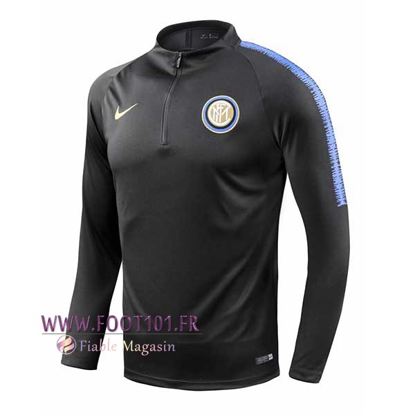 Sweatshirt Training Inter Milan Noir/Bleu 2018/2019