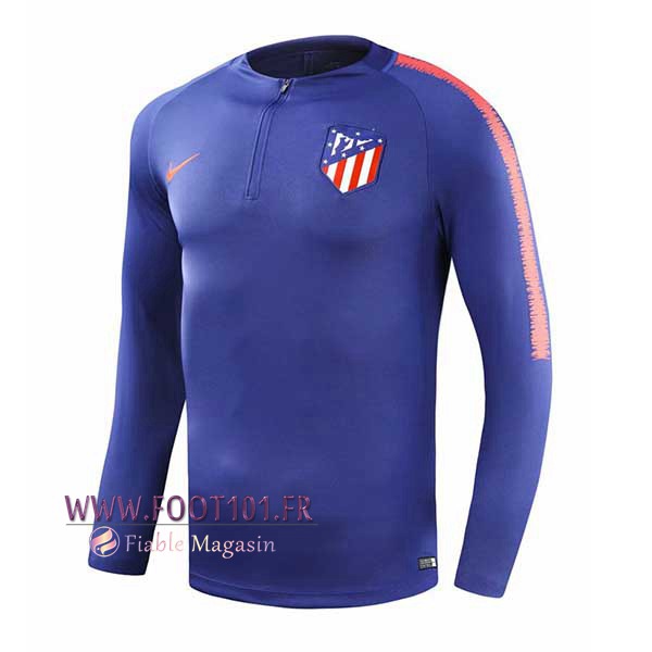 Sweatshirt Training Atletico Madrid Bleu 2018/2019