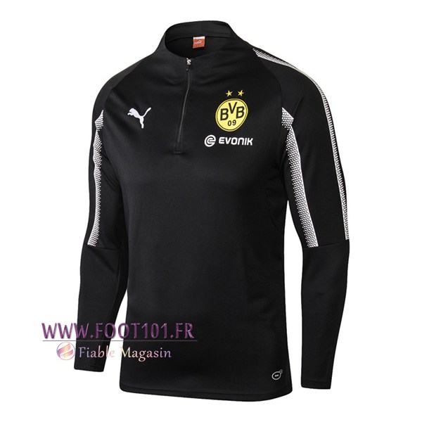 Sweatshirt Training Dortmund BVB Noir 2018/2019