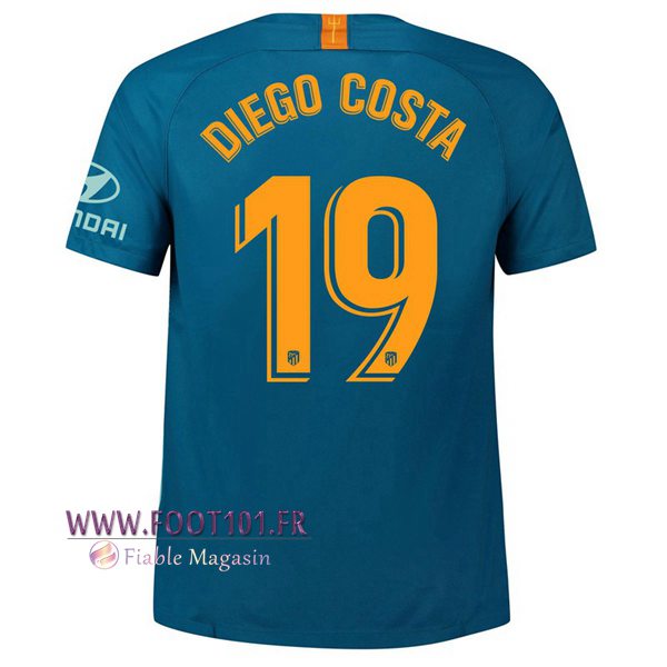 Maillot Foot Atletico Madrid (19 DIEGO COSTA) Third 2018/2019