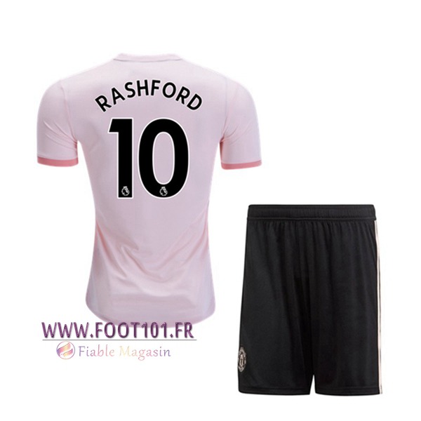 Maillot Foot Manchester United (10 Rashford) Enfants Exterieur 2018/19