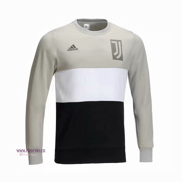 Sweatshirt Training Juventus Noir/Gris/Blanc 2018/2019
