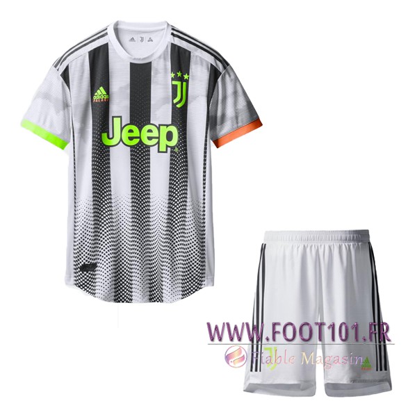 Maillot Foot Juventus Adidas et Palace Collaboré Edition Speciale Enfants Domicile 2019/2020