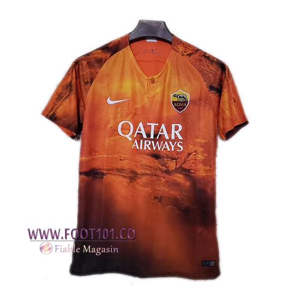 Maillot Foot AS Roma Édition Speciale Jaune 2019/2020