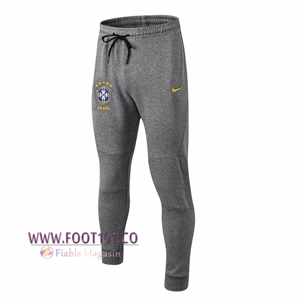 Training Pantalon Foot Brésil Gris 2018/2019
