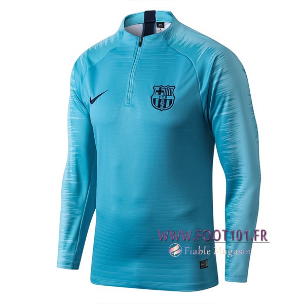 Sweatshirt Training FC Barcelone Bleu Strike Drill 2019/2020