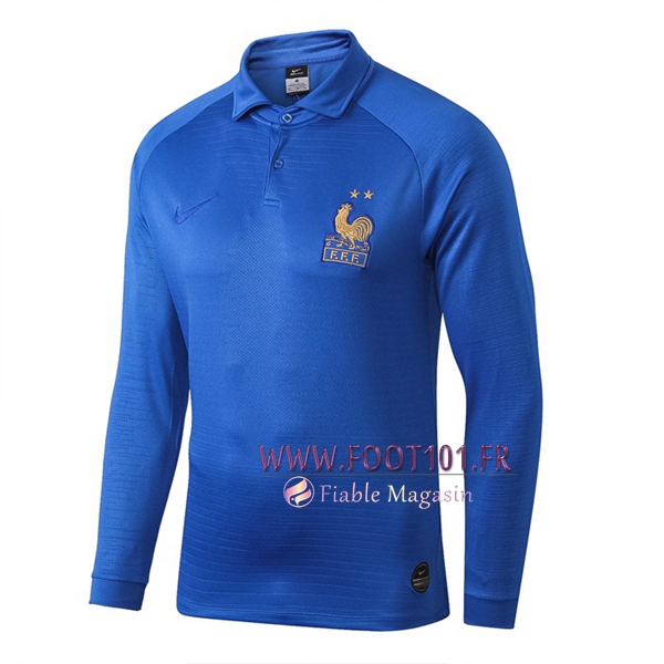 Sweatshirt Training France 100Eme Anniversaire Bleu
