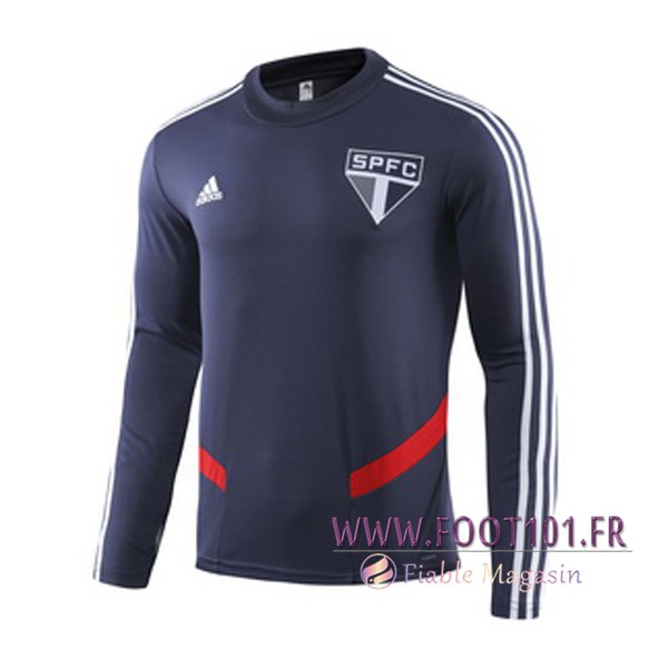 Sweatshirt Training Sao Paulo FC Cyan Fonce 2019/2020