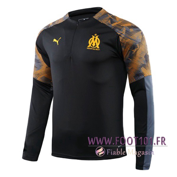 Sweatshirt Training Marseille OM Noir 2019/2020