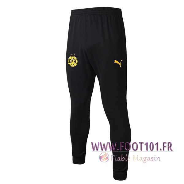 Training Pantalon Foot Dortmund BVB Noir Jaune 2019/2020