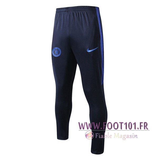 Training Pantalon Foot FC Chelsea Bleu Fonce 2019/2020