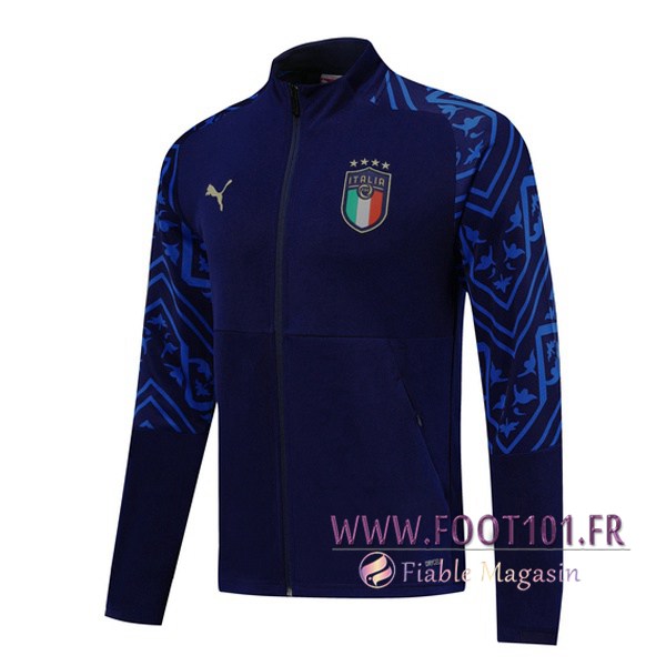 Veste Foot Italie Bleu Saphir -2 2019/2020