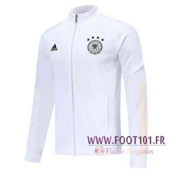 Veste Foot Allemagne Blanc 2019/2020