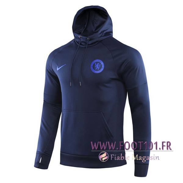 Sweatshirt Training Capuche FC Chelsea Noir 2019/2020