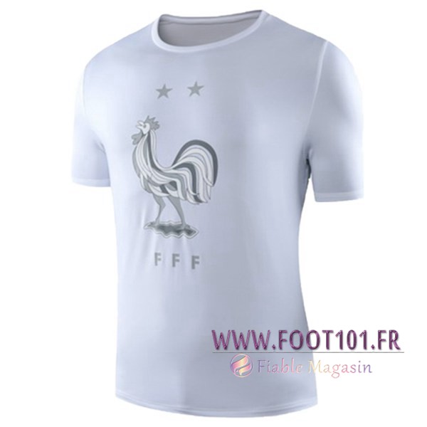 Training T-Shirts France Blanc 2019/2020