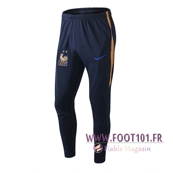 Training Pantalon Foot France Noir/Jaune 2019/2020