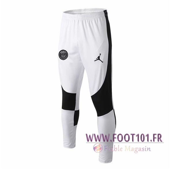 Training Pantalon Foot PSG Jordan Blanc 2019/2020