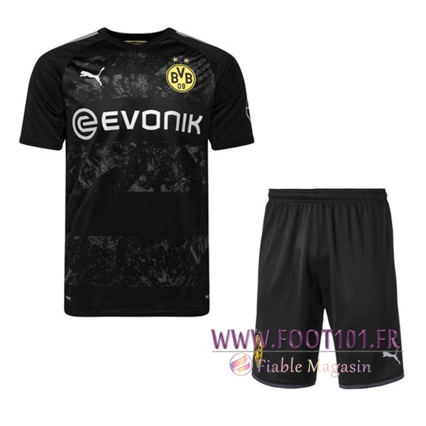 Maillot Foot Dortmund BVB Enfants Exterieur 2019/2020