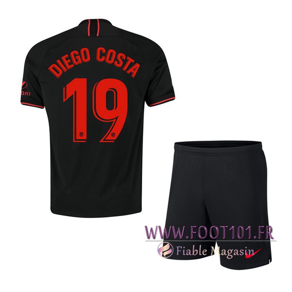 Maillot Foot Atletico Madrid (DIEGO COSTA 19) Enfant Exterieur 2019/2020