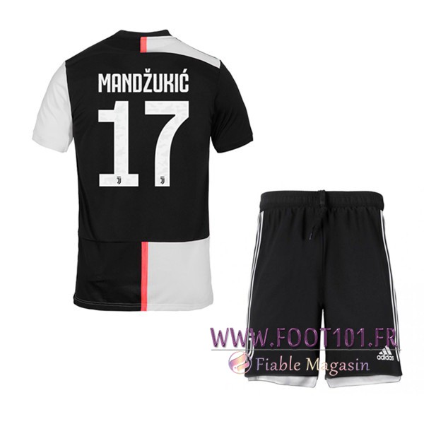 Maillot Foot Juventus (MANDZUKIC 17) Enfant Domicile 2019/2020