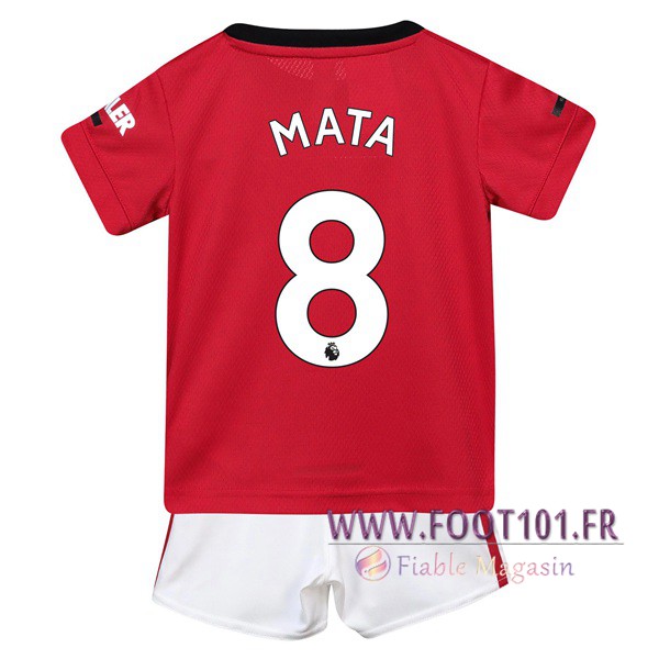 Maillot Foot Manchester United (MATA 8) Enfant Domicile 2019/2020