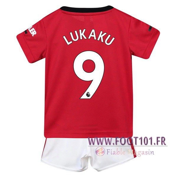 Maillot Foot Manchester United (Lukaku 9) Enfant Domicile 2019/2020