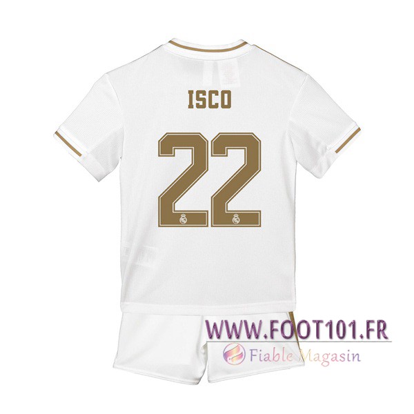 Maillot Foot Real Madrid (ISCO 4) Enfant Domicile 2019/2020