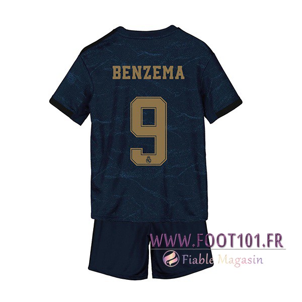 Maillot Foot Real Madrid (BENZEMA 9) Enfant Exterieur 2019/2020