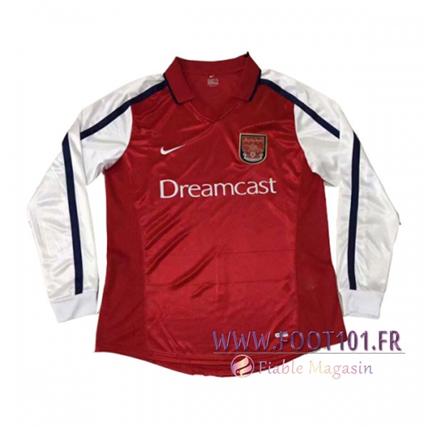 Maillot Foot Arsenal Domicile Manches longues 2000/2001