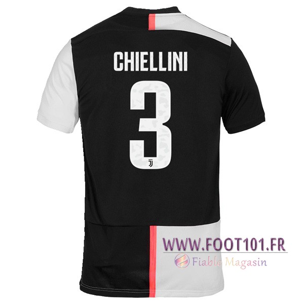 Maillot Foot Juventus (CHIELLINI 3) Domicile 2019/2020