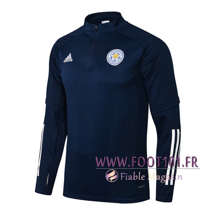 Sweatshirt Training Leicester City Bleu Marin 2021/2022