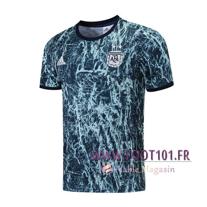 Training T-Shirts Argentina Noir/Bleu 2021/2022