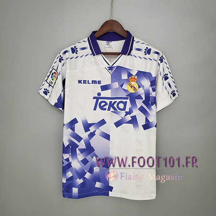 Maillot de Foot Real Madrid Retro Exterieur 1996/1998