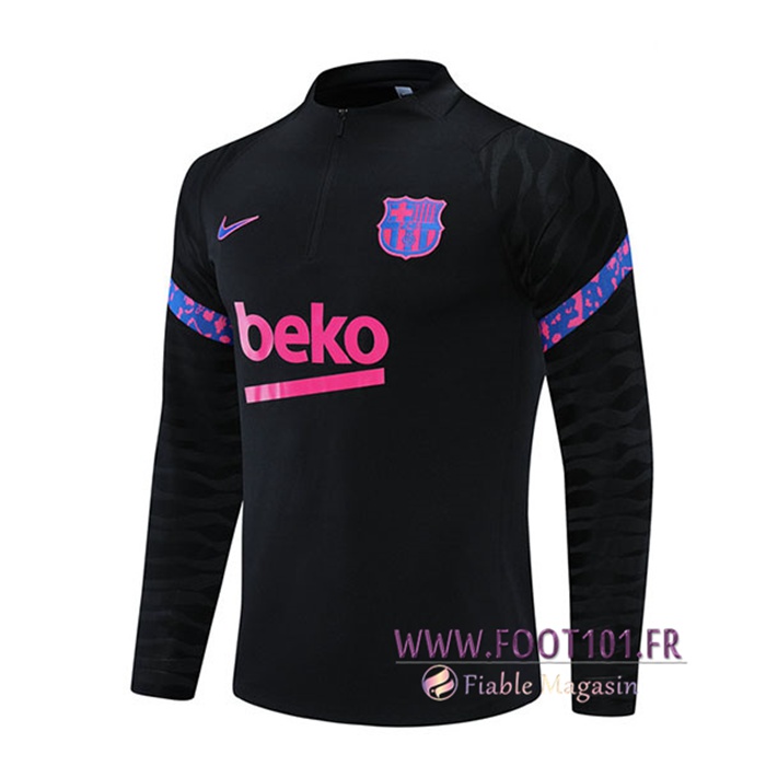 Sweatshirt Training FC Barcelone Noir 2021/2022