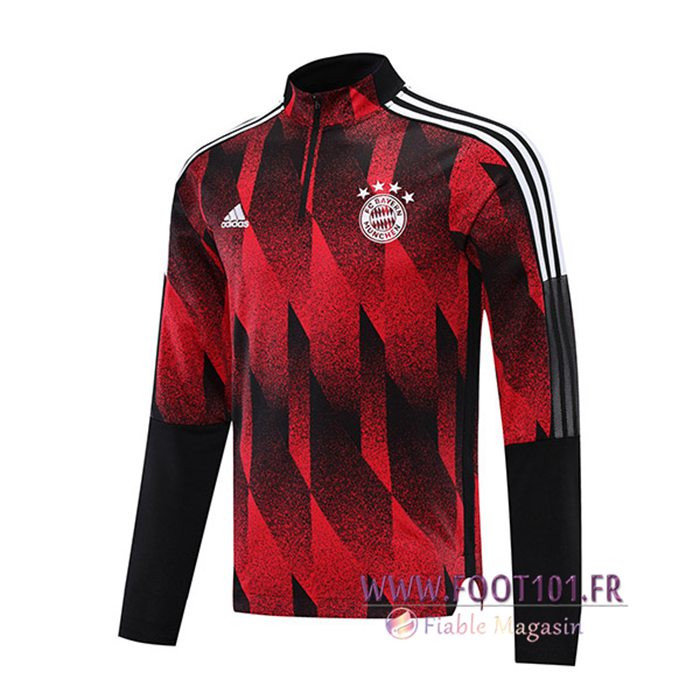 Sweatshirt Training Bayern Munich Rouge/Noir 2021/2022