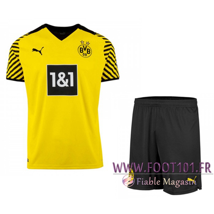 Maillot de Foot Dortmund BVB Enfant Domicile 2021/2022
