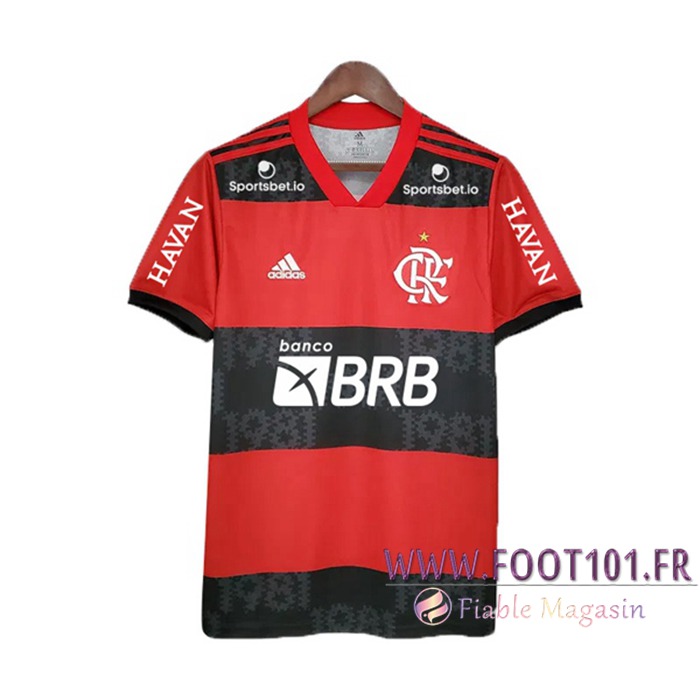 Maillot de Foot Flamengo Domicile All Sponsor 2021/2022